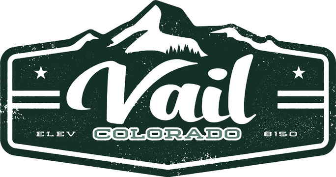 Vail Colorado Vintage Style Sign