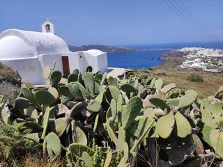 windmill in santorini