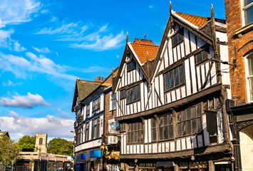 Traditional houses in York, England