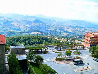 Fototapeta na wymiar Italy San Marino summer vacation