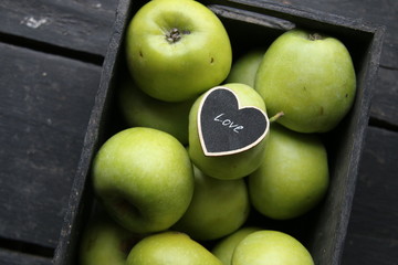 I love healthy food concept.