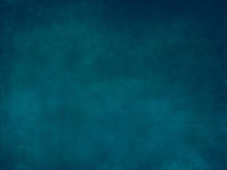 Abstract cyan blue stained paper texture background or backdrop. Empty cyan blue paperboard or grainy cardboard for decorative design element. 