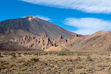 Peak of Teide volcano, Teide National park, Tenerife Island, Spain