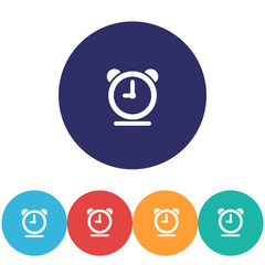 clock vector icon , lorem ipsum Flat design