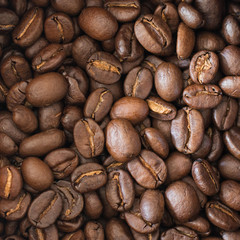 Kaffeebohnen Close Up