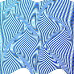 ABSTRACT COLORFUL GRADIENT WAVY LINE PATTERN BACKGROUND. COVER DESIGN VECTOR