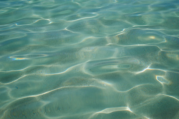 water in the sea