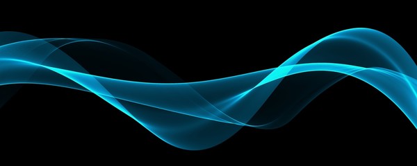  Abstract design. Blue wavy background. Transparent Soft wave
