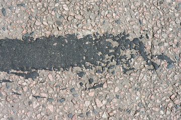 asphalt texture with big black spots