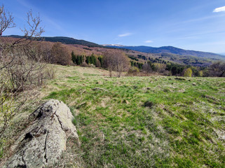 Spring view of Vitosha Mountain,  Bulgaria