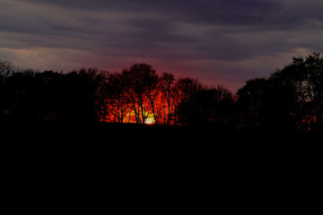sunrise, nature, colorful, picturesque, sunlight.