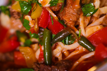 Oriental cuisine. Snack, appetizer, refreshment, entree/