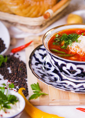 Oriental cuisine. Snack, appetizer, refreshment, entree/