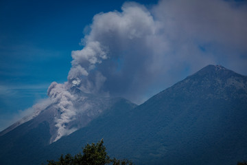 Violent volcano in Guatemala
