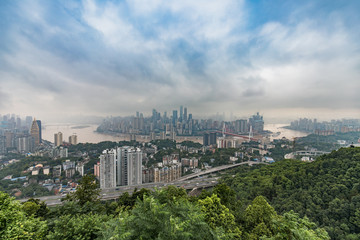 panorama of Chongqing, China