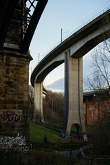 Fototapeta premium Overpass, Newcastle Upon Tyne