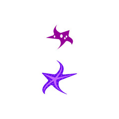 Star Fish Logo Template vector