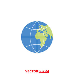 Globe Icon Design Vector Illustration