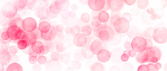 背景シャボン　ピンク