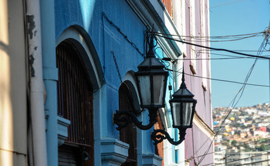 Fototapeta na wymiar Valparaiso lamps