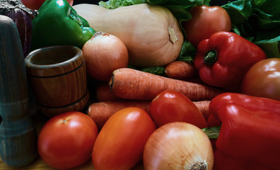 Healthy Vegetable Varieties. Various types of vegetables. 