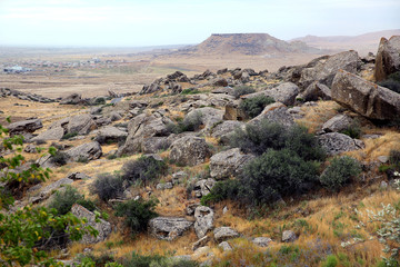 Gobustan National Park, the oldest settlement in Azerbaijan, is protected by unesco. Gobustan, Azerbaijan. Gobustan National Park.