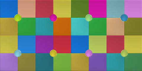 Colorful Wallpaper Design with Elegant Memphis Tiles