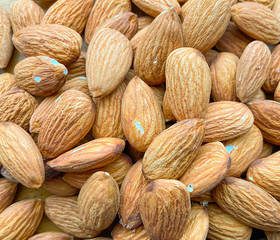 Fototapeta premium almonds close up