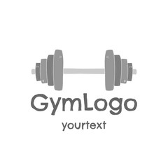 gym hand drawn logo design. funny icon