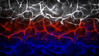 Russia flag color  illustration, Russia day grunge background 