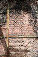 Old wall with bricks vintage background high quality prints