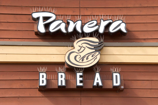 Alameda, CA - October 19, 2017: Panera Bread Company is an American chain of bakery-caf&eacute; fast casual restaurants in the United States and Canada. Its headquarters are in Sunset Hills, Missouri