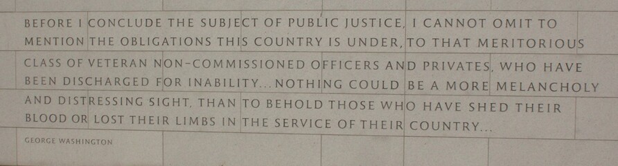 quote, Washington DC, Monument