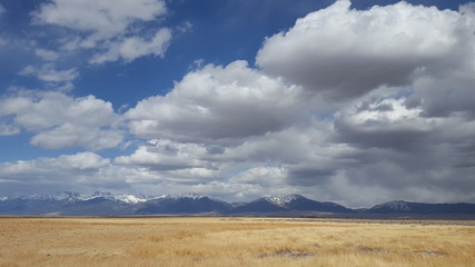 landscape with clouds