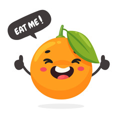 Orang fruit. Oranges that are segmented on a white background.