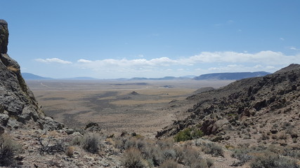 mountain landscape with blue sky