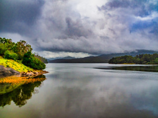  Patch Of Sun Under Dark Clouds