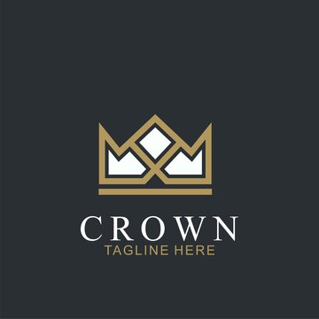 Modern Crown Logo Template