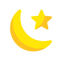 The best moon icon, illustration vector. Suitable for many purposes.