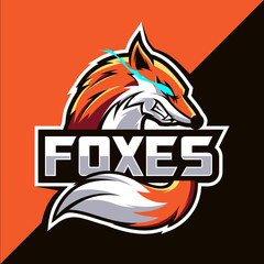 Fox mascot esport logo