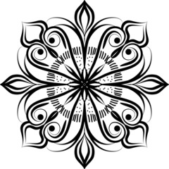 Mandalas for coloring book.Decorative round ornaments.Unusual flower shape.Oriental vector. Creative mandala design.Flower Mandalas.