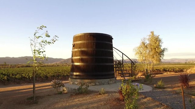 Atardecer en valle de Guadalupe