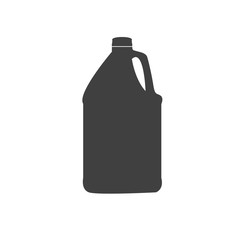 Jerry can vector logo design template. Jerry can of petrol or oil icon.