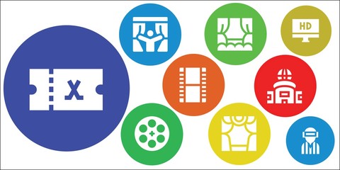 movie icon set