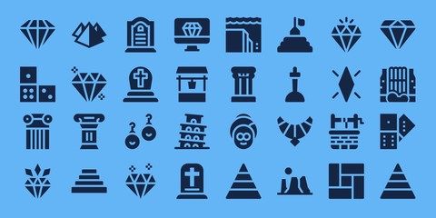stone icon set