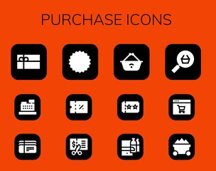 purchase icon set