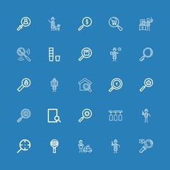 Editable 25 seek icons for web and mobile