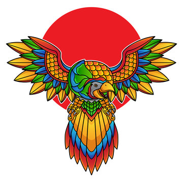 parrot flash tattoo