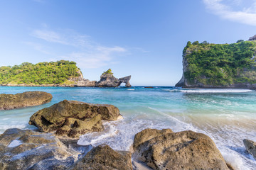 Fototapeta na wymiar Atuh beach, Nusa Penida, Bali, Indonesia.