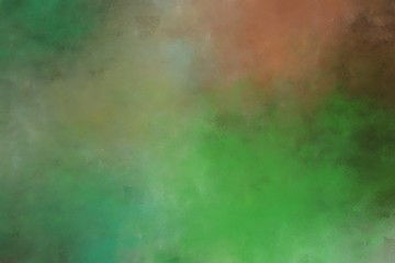 beautiful dim gray, dark olive green and pastel green colored vintage abstract painted background with space for text or image. distressed old textured background with space for text or image